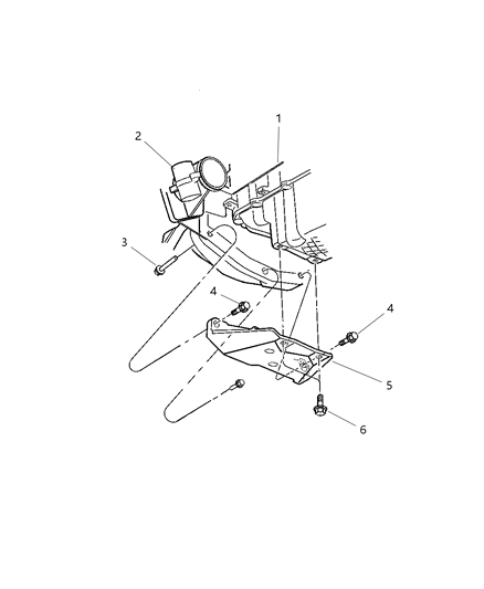 2005 Chrysler PT Cruiser Structural Collar Diagram 2 - Thumbnail