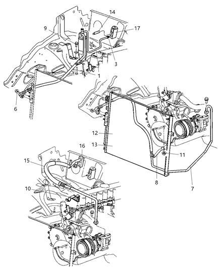 2004 Jeep Grand Cherokee Valve A/C Expansion Diagram for 4885974AD