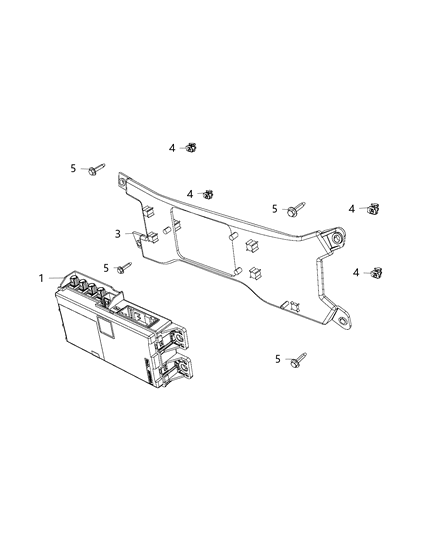 2020 Chrysler Voyager Modules, Body Diagram 22 - Thumbnail