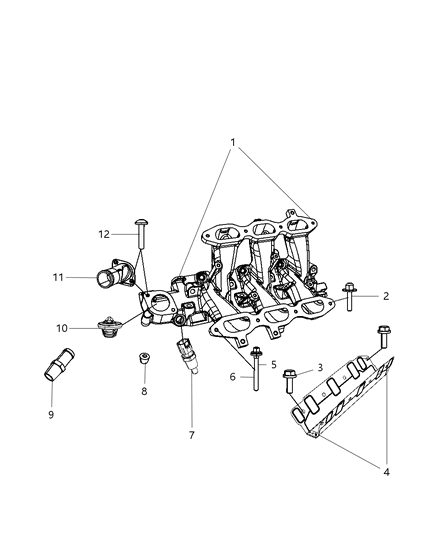 2010 Jeep Wrangler Intake Manifold Diagram 3 - Thumbnail