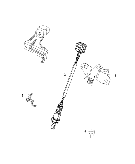 2019 Dodge Durango Sensors, Oxygen Diagram 2 - Thumbnail