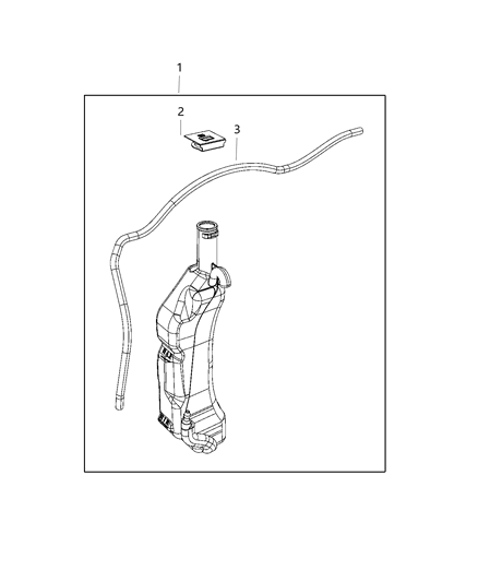 2020 Dodge Grand Caravan Expansion Tank Diagram for 4677569AC