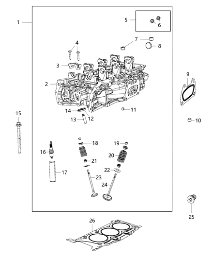 2019 Jeep Wrangler Cylinder Head & Cover Diagram 10 - Thumbnail