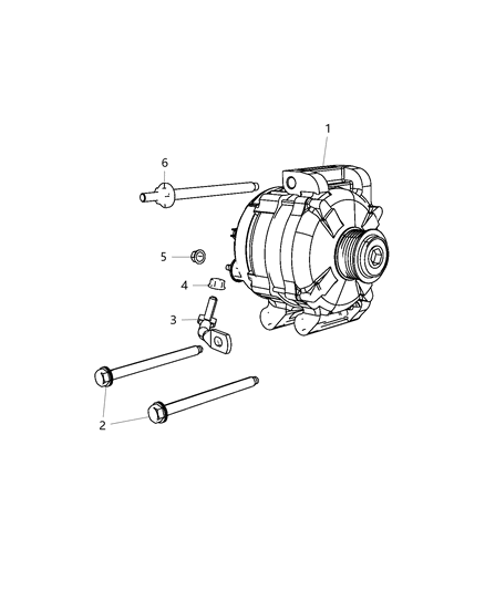 2018 Dodge Durango Generator/Alternator Diagram 3 - Thumbnail