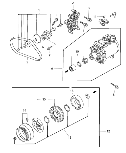 1997 Dodge Avenger Speed Sensor Diagram for MR201694
