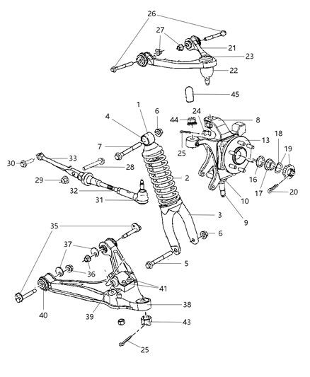 2008 Dodge Viper Spring Rear Coil Diagram for 5181440AA