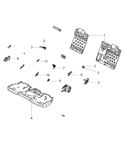 2013 Dodge Charger Strap Assist Diagram for 1VL64GT5AA