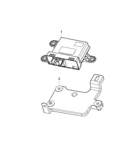 2021 Dodge Durango Modules, Body Diagram 7 - Thumbnail