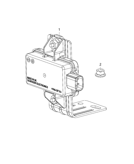 2020 Jeep Wrangler Modules, Body Diagram 13 - Thumbnail