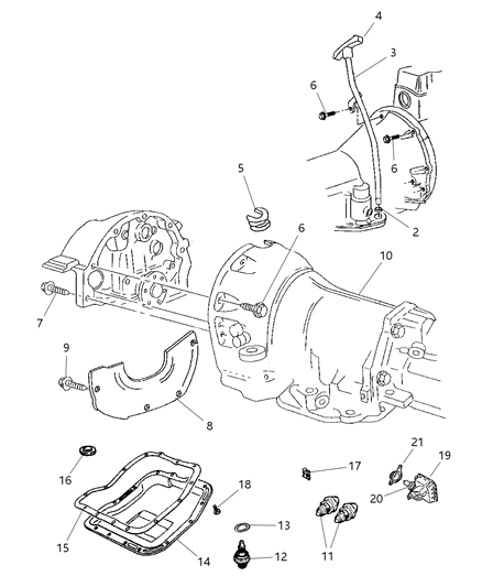 2003 Dodge Durango Case And Extension Related Parts Diagram 1 - Thumbnail