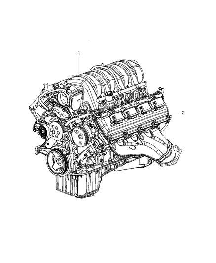 2015 Ram 4500 Engine Assembly & Service Diagram 1 - Thumbnail