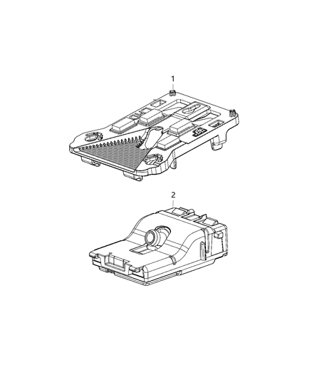 2021 Dodge Durango Modules, Body Diagram 4 - Thumbnail