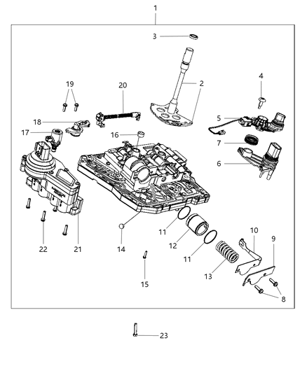 2007 Jeep Wrangler Valve Body Diagram 1 - Thumbnail