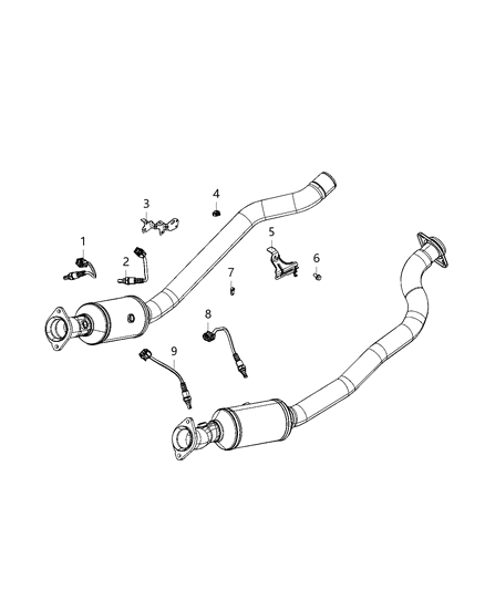 2021 Dodge Durango Oxygen Sensors Diagram 2 - Thumbnail