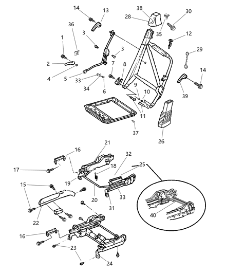 2002 Chrysler Sebring Bezel, Taupe, Driver Side Diagram for QM051L5