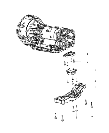 2020 Dodge Charger Mounting Support Diagram 3 - Thumbnail
