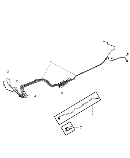 2009 Jeep Liberty Blocker Fuel Tank Diagram for 52125268AC