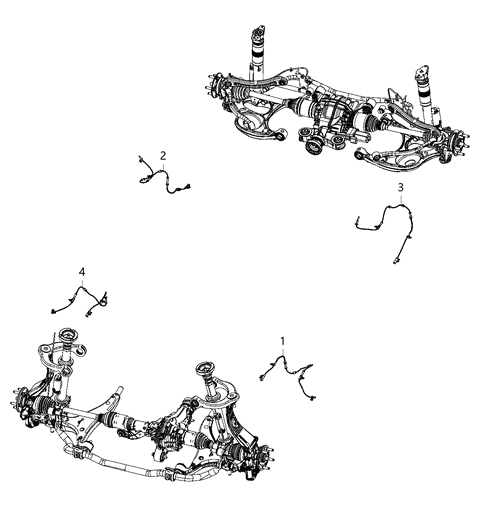 2021 Dodge Durango Sensors - Brake Diagram