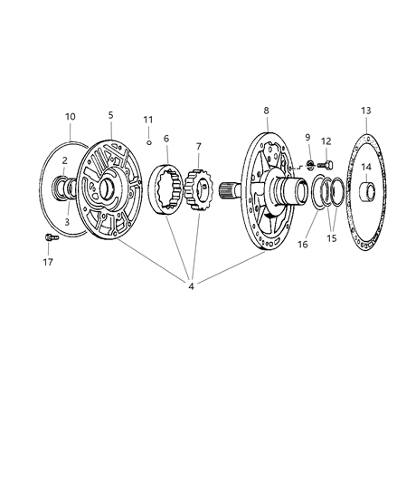 1999 Dodge Ram Wagon Oil Pump Diagram 1 - Thumbnail