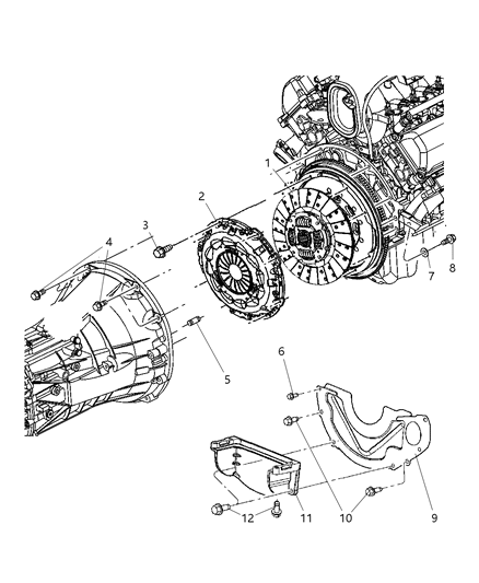 2006 Dodge Ram 1500 Disc Diagram for 52107829AB