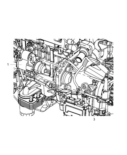2014 Dodge Journey Starter & Related Parts Diagram 2 - Thumbnail