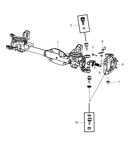 2008 Dodge Ram 3500 Cab Chassis Housing & Vent Diagram 3 - Thumbnail