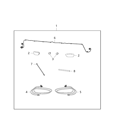 2014 Jeep Compass Light Kit - Fog Diagram 2 - Thumbnail