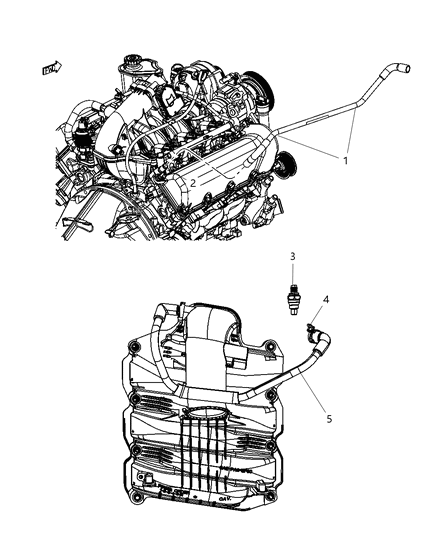 2010 Dodge Ram 1500 Crankcase Ventilation Diagram 1 - Thumbnail