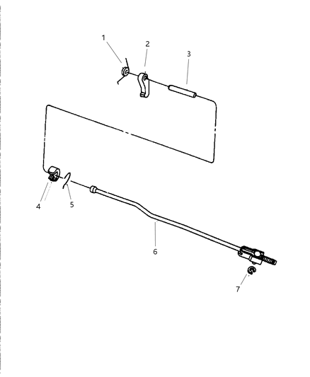1999 Dodge Durango Parking Sprag Diagram 1 - Thumbnail