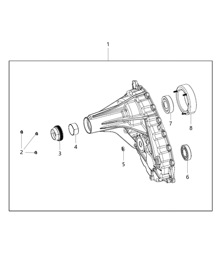 2019 Ram 1500 New Style Rear Case & Related Parts Diagram 2 - Thumbnail