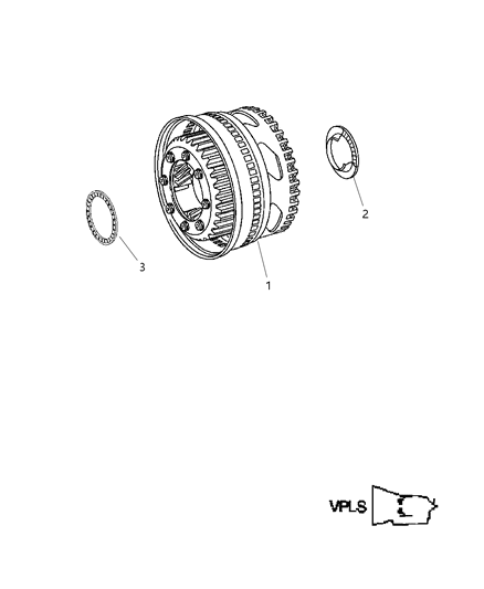 2006 Dodge Sprinter 2500 Carrier, Planetary Diagram
