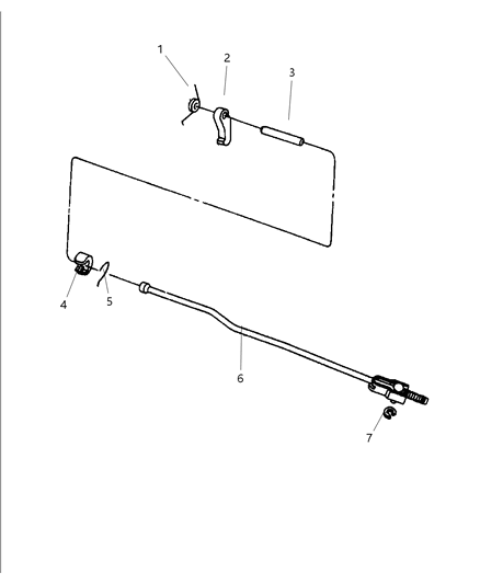 1998 Dodge Durango Parking Sprag Diagram 2 - Thumbnail