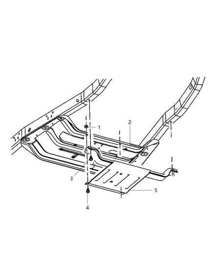 2006 Jeep Wrangler Skid Plates Diagram 1 - Thumbnail