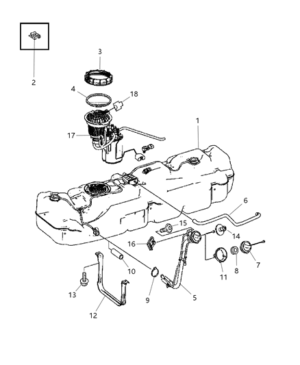 2008 Dodge Sprinter 3500 Fuel Pump Module Diagram 2 - Thumbnail