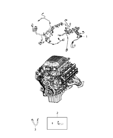 2021 Dodge Durango Wiring, Engine Diagram 1 - Thumbnail