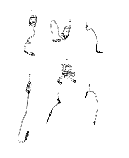 2021 Jeep Gladiator Sensors, Engine Diagram 4 - Thumbnail
