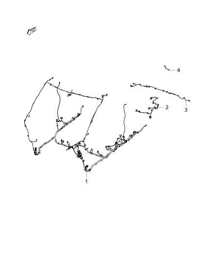2015 Ram ProMaster City Wiring Body Diagram for 68275763AA