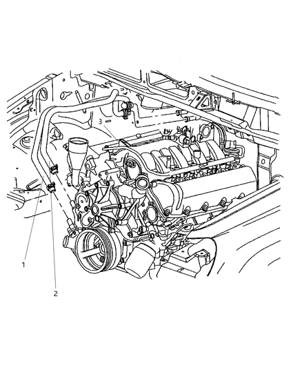 2002 Jeep Grand Cherokee Heater Hoses Diagram 2 - Thumbnail