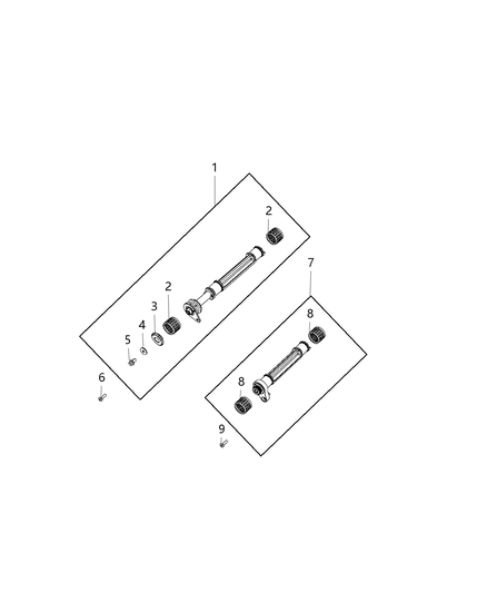 2018 Jeep Wrangler All-new Model Balance Shafts Diagram 2 - Thumbnail