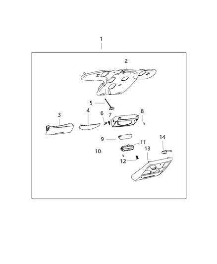 2020 Dodge Grand Caravan Plug Diagram for 1LX80HDAAA