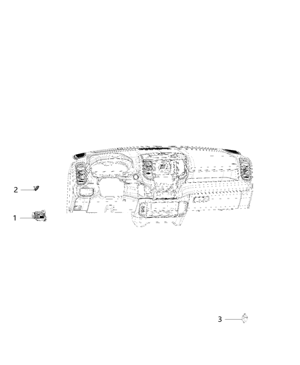 2020 Ram 3500 Cab Chassis Switches - Powertrain Diagram