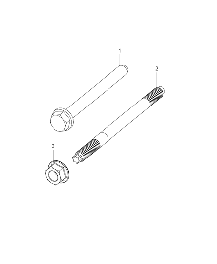2020 Dodge Charger A/C Compressor Mounting Diagram 2 - Thumbnail
