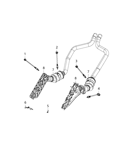 2019 Ram 1500 New Style Oxygen Sensors Diagram 2 - Thumbnail