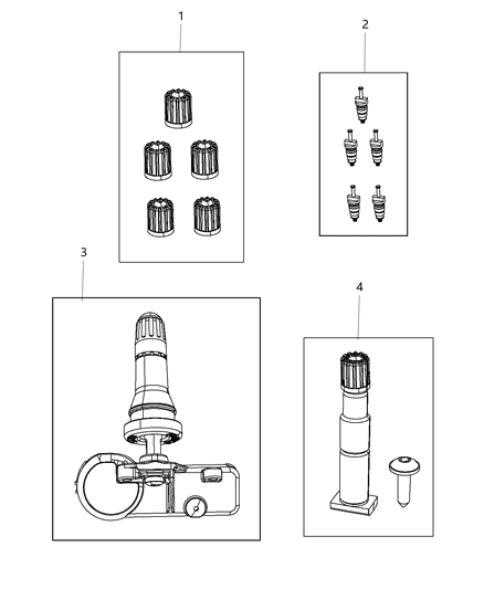 2019 Ram 1500 Classic Tire Pressure Monitor System Diagram