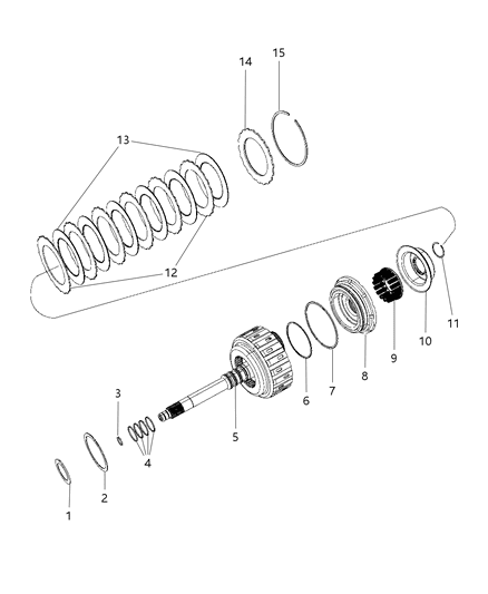 2010 Dodge Ram 4500 Spring Piston Return Diagram for 68019770AB
