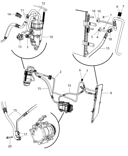 2010 Dodge Ram 5500 Pressure Valve Diagram for 5189365AB