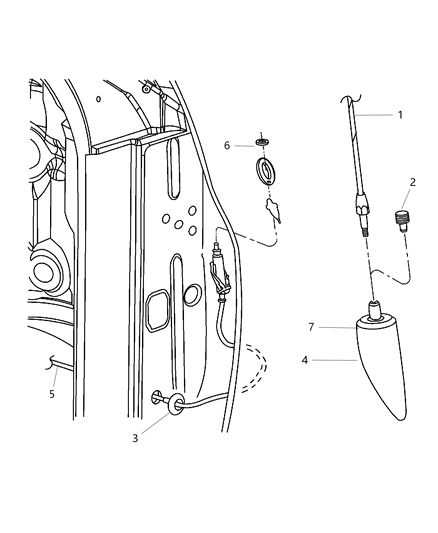 2012 Ram 3500 Pickup Antenna Diagram