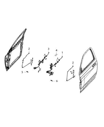 2020 Ram 2500 Wiring - Doors Diagram 3 - Thumbnail