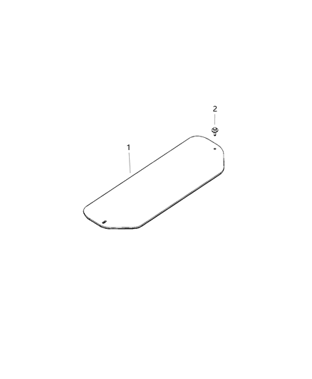 2021 Ram 1500 Cargo Covers, Bins And Organizers Diagram 1 - Thumbnail