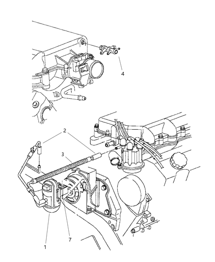 1998 Dodge Caravan Emission Harness Diagram 2 - Thumbnail